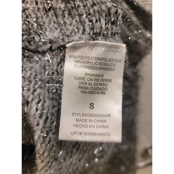 GB Silver Sweater with Roll Cuff Sleeves - Picture 6 of 9